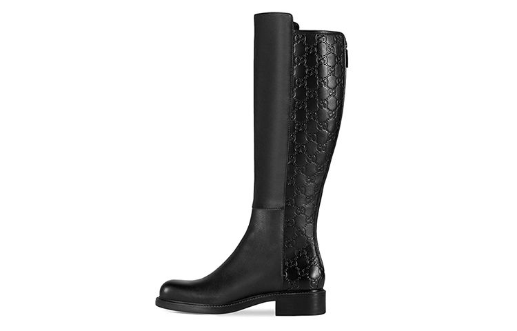 (Women) Gucci Leather High-Top Boots 'Black Fashion' 408211-A9L20-1000