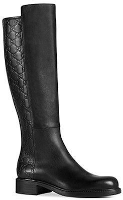 (W) Boots Tinggi Kulit Gucci 'Fashion Hitam' 408211-A9L20-1000 Order (W) Boots Tinggi Kulit Gucci 'Fashion Hitam' 408211-A9L20-1000
