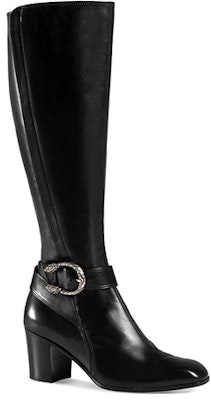 (Women) Gucci Leather High-Top Boots 'Black Fashion' 430433-AFE00-1000 Order (Women) Gucci Leather High-Top Boots 'Black Fashion' 430433-AFE00-1000
