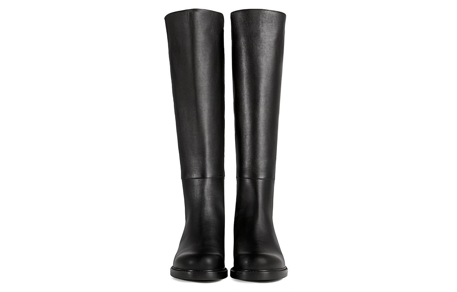 Lookbook (W) Boots Tinggi Kulit Gucci 'Fashion Hitam' 408211-A9L20-1000