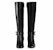 (W) But Kasut Tinggi Kulit Gucci 'Black Fashion' 430433-AFE00-1000