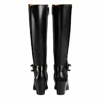 Purchase GUCCI古馳 皮革 時尚 高筒靴 女款 黑色