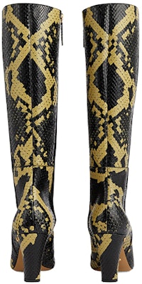 (W) Botas Altas de Cuero Gucci 'Negro Amarillo' 740069-EAANP-1603 Shop (W) Botas Altas de Cuero Gucci 'Negro Amarillo' 740069-EAANP-1603