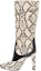 Buy (W) But Kasut Tinggi Gucci Kulit 'Brown Python' 699416-19YK0-9777