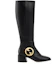 Order (W) Botas Altas de Cuero Gucci 'Doble G Negras' 700013-BKO00-1000