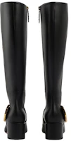 Purchase (W) Botas Altas de Cuero Gucci 'Doble G Negras' 700013-BKO00-1000