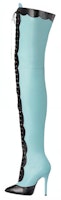 (Women) Gucci Leather High-Top Boots 'Light Blue' 726079-AABEV-1252 (Women) Gucci Leather High-Top Boots 'Light Blue' 726079-AABEV-1252