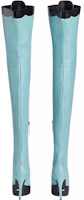 Shop (Women) Gucci Leather High-Top Boots 'Light Blue' 726079-AABEV-1252