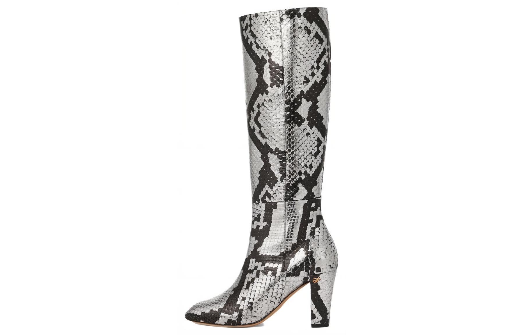 (Women) Gucci Leather High-Top Boots 'Silver Comfort' 740069-EAATL-8105