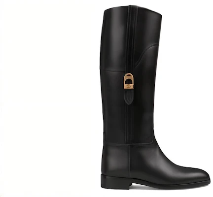 (W) Gucci Leren High-Top Sneakers ''Zwart Comfort Casual'' 758279-A3N00-1000 Order (W) Gucci Leren High-Top Sneakers ''Zwart Comfort Casual'' 758279-A3N00-1000
