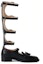 Order (Women) Gucci Leather High-Top with Double Tiger Buckle 'Black' 452899-A3N00-1000