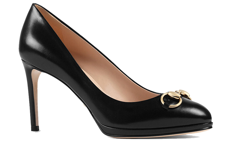 Order (Women) Gucci Leather High Heel 'Black Fashion' 408205-C9D00-1000