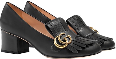 GUCCI 古奇 雙G皮革 高跟鞋 女款 黑色 Order GUCCI 古奇 雙G皮革 高跟鞋 女款 黑色