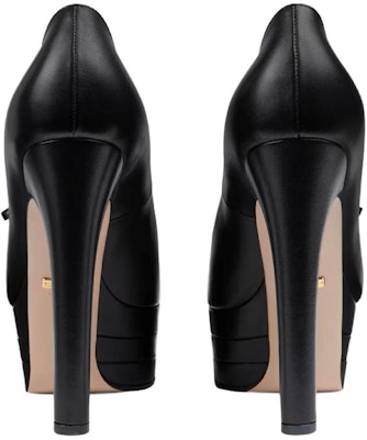 (Women) Gucci Leather High Heel 'Fashion Stiletto Black' 750490-C9D00-1000 Shop (Women) Gucci Leather High Heel 'Fashion Stiletto Black' 750490-C9D00-1000