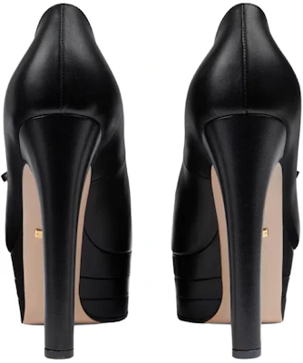 (W) Gucci Leder High Heel ''Mode Stiletto Schwarz'' 750490-C9D00-1000 Shop (W) Gucci Leder High Heel ''Mode Stiletto Schwarz'' 750490-C9D00-1000