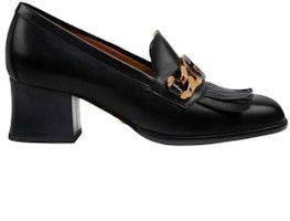 (W) Gucci High Heel Kulit 'Fashion Trend Tebal Hitam' 750532-C9D00-1000 Order (W) Gucci High Heel Kulit 'Fashion Trend Tebal Hitam' 750532-C9D00-1000