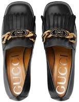 (W) Gucci High Heel Kulit 'Fashion Trend Tebal Hitam' 750532-C9D00-1000 Lookbook (W) Gucci High Heel Kulit 'Fashion Trend Tebal Hitam' 750532-C9D00-1000