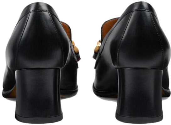 (Women) Gucci Leather High Heel 'Fashion Trend Chunky Black' 750532-C9D00-1000 Purchase (Women) Gucci Leather High Heel 'Fashion Trend Chunky Black' 750532-C9D00-1000