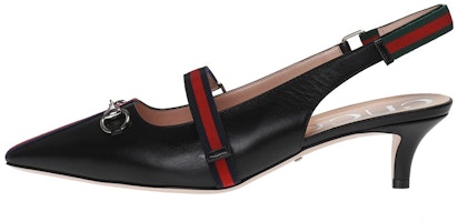 (Women) Gucci Leather High Heel 'Horsebit Black' 549616-0HEW0-1095 (Women) Gucci Leather High Heel 'Horsebit Black' 549616-0HEW0-1095