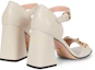 Shop (Women) Gucci Leather High Heel 'Horsebit White' 655411-BKO00-9022