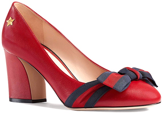 (Women) Gucci Leather High Heel 'Red' 432044-CQXS0-6488 Order (Women) Gucci Leather High Heel 'Red' 432044-CQXS0-6488