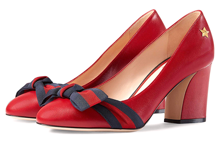 Lookbook (Women) Gucci Leather High Heel 'Red' 432044-CQXS0-6488