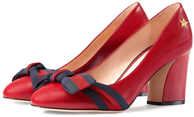 (Women) Gucci Leather High Heel 'Red' 432044-CQXS0-6488 Lookbook (Women) Gucci Leather High Heel 'Red' 432044-CQXS0-6488
