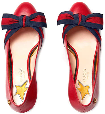 (Women) Gucci Leather High Heel 'Red' 432044-CQXS0-6488 Shop (Women) Gucci Leather High Heel 'Red' 432044-CQXS0-6488