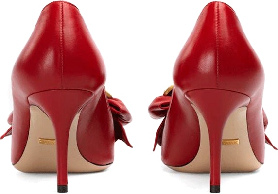 (W) 구찌 레드보우 가죽 하이힐 (Gucci Red Bow Leather High Heels) 496641-BKO00-6433 Shop (W) 구찌 레드보우 가죽 하이힐 (Gucci Red Bow Leather High Heels) 496641-BKO00-6433
