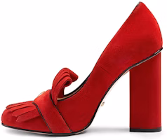 (Women) Gucci Leather High Heel 'Red Fashion' 408206-C2000-6339 (Women) Gucci Leather High Heel 'Red Fashion' 408206-C2000-6339