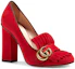 Order (Women) Gucci Leather High Heel 'Red Fashion' 408206-C2000-6339