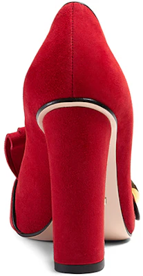(Women) Gucci Leather High Heel 'Red Fashion' 408206-C2000-6339 Shop (Women) Gucci Leather High Heel 'Red Fashion' 408206-C2000-6339