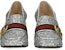 (W) Gucci Kulit Tumit Tinggi 'Silver Double G' 476662-KSPB0-8172