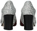 Purchase (W) Gucci Kulit Tumit Tinggi 'Silver Double G' 476662-KSPB0-8172