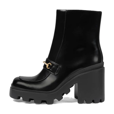 (W) Gucci Boot With Horsebit 'Black'