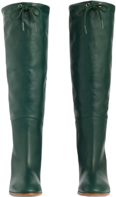 (W) Gucci Sepatu Boot Kulit Hak Tinggi 'Hijau' 719822-AAA5Q-3145 Lookbook (W) Gucci Sepatu Boot Kulit Hak Tinggi 'Hijau' 719822-AAA5Q-3145