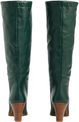 (W) Gucci Sepatu Boot Kulit Hak Tinggi 'Hijau' 719822-AAA5Q-3145 Shop (W) Gucci Sepatu Boot Kulit Hak Tinggi 'Hijau' 719822-AAA5Q-3145