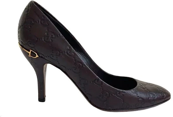 (W) Gucci Mules de Tacón Alto de Cuero 'Marrón Oscuro' 310184-AA600-2019 Order (W) Gucci Mules de Tacón Alto de Cuero 'Marrón Oscuro' 310184-AA600-2019