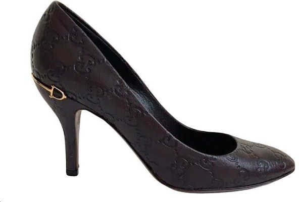 (Women) Gucci Leather High Heel Mules 'Deep Brown' 310184-AA600-2019 Order (Women) Gucci Leather High Heel Mules 'Deep Brown' 310184-AA600-2019