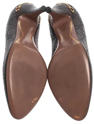 (W) Gucci Mules de Tacón Alto de Cuero 'Marrón Oscuro' 310184-AA600-2019 Lookbook (W) Gucci Mules de Tacón Alto de Cuero 'Marrón Oscuro' 310184-AA600-2019