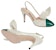 (W) Gucci Kulit Tumit Tinggi Mule Edisi 'Tahun Baru Lunar Arnab' 722966-BNC80-3146