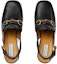Shop (W) Gucci Kasut Tumit Tinggi Kulit 'Keselesaan Mudah Hitam' 771566-0G0V0-1000