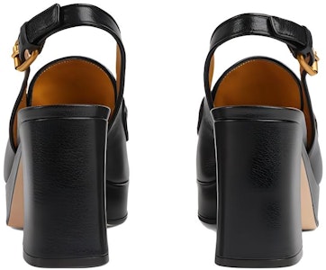 (W) Gucci Kasut Tumit Tinggi Kulit 'Keselesaan Mudah Hitam' 771566-0G0V0-1000 Purchase (W) Gucci Kasut Tumit Tinggi Kulit 'Keselesaan Mudah Hitam' 771566-0G0V0-1000