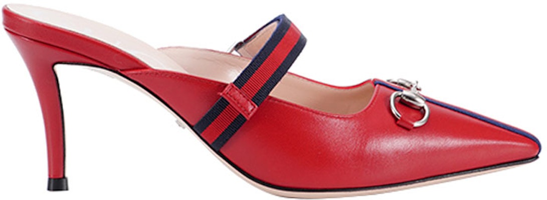 (Women) Gucci Leather High Heel Pumps 'Red Horsebit' 549617-0HEX0-6473 Order (Women) Gucci Leather High Heel Pumps 'Red Horsebit' 549617-0HEX0-6473