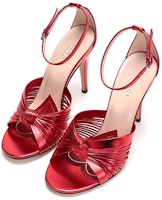 (W) Sandal Tumit Tinggi Kulit Gucci 'Merah' 577225-B8B00-6401 Order (W) Sandal Tumit Tinggi Kulit Gucci 'Merah' 577225-B8B00-6401