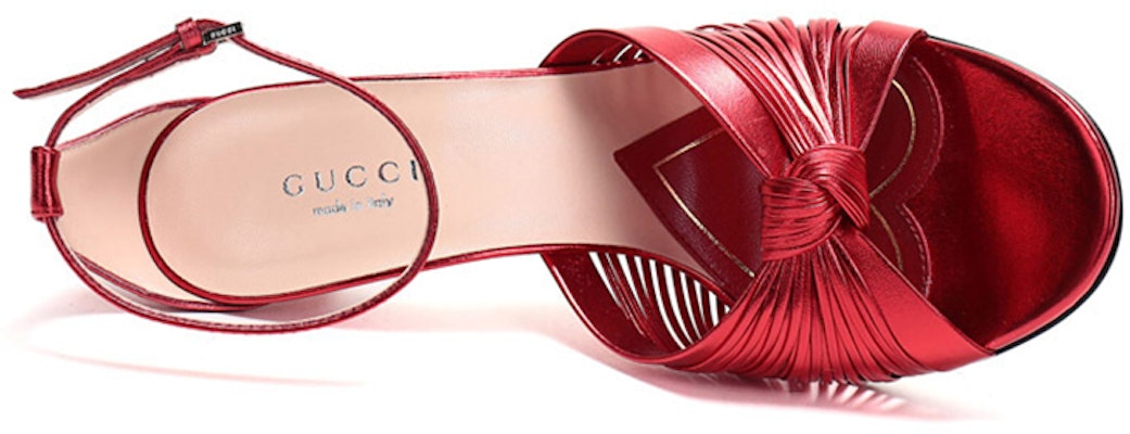 (Women) Gucci Leather High Heel Sandals 'Red' 577225-B8B00-6401 Lookbook (Women) Gucci Leather High Heel Sandals 'Red' 577225-B8B00-6401