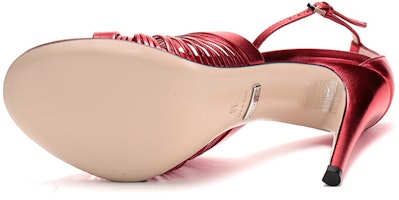 (W) Sandal Tumit Tinggi Kulit Gucci 'Merah' 577225-B8B00-6401 Purchase (W) Sandal Tumit Tinggi Kulit Gucci 'Merah' 577225-B8B00-6401