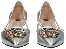 (W) Kasut Tumit Tinggi Gucci Kulit 'Crystal Double G Silver' 519918-B8B00-8106 Shop (W) Kasut Tumit Tinggi Gucci Kulit 'Crystal Double G Silver' 519918-B8B00-8106