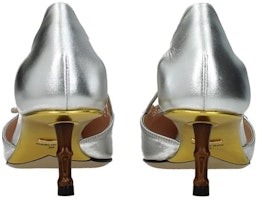 (W) Kasut Tumit Tinggi Gucci Kulit 'Crystal Double G Silver' 519918-B8B00-8106 Purchase (W) Kasut Tumit Tinggi Gucci Kulit 'Crystal Double G Silver' 519918-B8B00-8106