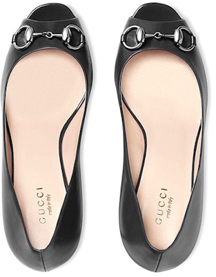 (Women) Gucci Leather High-Heel Slide 'Fashion' 408214-C9D00-1000 Shop (Women) Gucci Leather High-Heel Slide 'Fashion' 408214-C9D00-1000